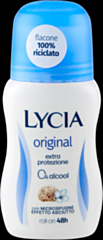 Deodorante Lycia Invisible Fast Dry Anti-Macchie 50ml Roll On con Microspugne Effetto Asciutto