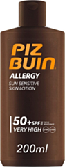 PIZ BUIN LATTE SOLARE ALLERGY SPF 50+ PELLI SENSIBILI 400 ML X 12 Pezzi