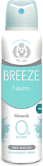 5 X Deodorante Spray Breeze Neutro 150ml - Elimina Odori, Freschezza Duratura