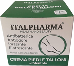Crema Piedi e Talloni Mentolo Anti-batterica e Anti-odore ITALPHARMA IP87 - Confezione da 22 Pezzi