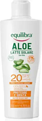 Latte Solare SPF 20 Equilibra con Aloe Vera - Protezione Solare Idratante Water Resistant 200 ml