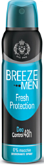 4 X Deodorante Spray Breeze Men Fresh Protection, 150ml - Protezione Freschezza Duratura per Uomo