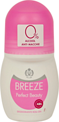 Deodorante Roll-On Breeze Perfect Beauty - Freschezza Duratura, 50ml - Antitraspirante Delicato