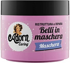 Adorn Maschera Capelli Ristrutturante e Riparatrice Belli In Maschera 300ml X 6 Pezzi