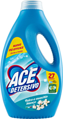4 X Detersivo Liquido Ace Talco e Muschio Bianco, 1350 ml, 27 Lavaggi - Pulizia Profonda e Freschezza Lunga Durata