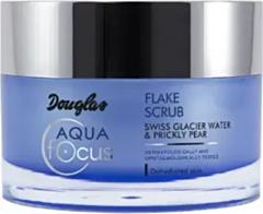 Scrub Viso Douglas Aqua Focus con Acqua di Ghiacciaio e Fichi d'India - 50 ml in Vaso - Trattamento Idratante e Rivitalizzante
