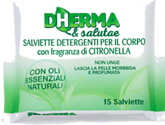 SalviettineRepellenti Zanzare Dherma E Salutae - Protezione Naturale Pelle