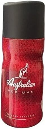 Deodorante Uomo Australian Perfumer Rosso 150 ml - Fragranza Duratura Alta Qualità