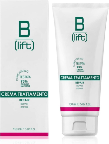 Crema Blift Repair Trattamento Condizionante con Principio Attivo da Castagne e Gomma di Guar per Pelli Sensibili, Origine Vegetale, Made in Italy, 150 ml - Confezione da 6 Pezzi