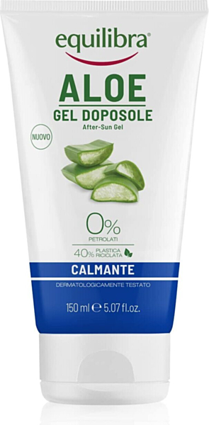 Gel Doposole con Aloe Vera Equilibra 150ml - Effetto Calmante e Idratante