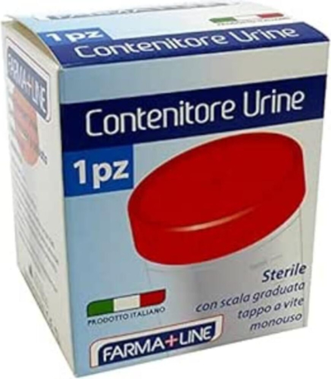 FarmaLine Sterili Contenitore per Urine 120 ml - 5 g X 15 Pezzi