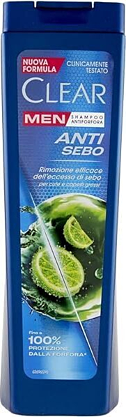 Shampoo Antiforfora Unisex per Adulti CLEAR MEN - Trattamento Capelli Ideale per Entrambi i Sessi