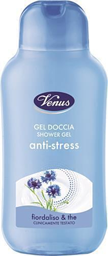 Docciaschiuma Venus Fiordaliso e The Verde 300ml - Gel Doccia Idratante e Rigenerante, Doppio Flacone 300ml each