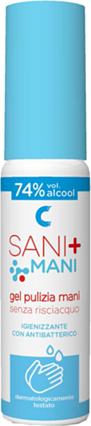 SANI+ GELSOAP pulizia viso e mani 50ml 