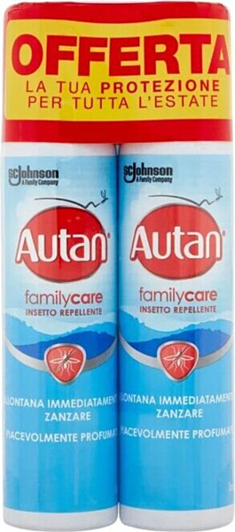 2 X Autan family care zanzare 100ml duetto