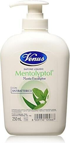 Sapone Liquido Mani Venus con Antibatterico 250 ml - Confezione da 12 Pezzi - Ideale per Igiene e Pulizia Profonda, Formula Dermatologicamente Testata