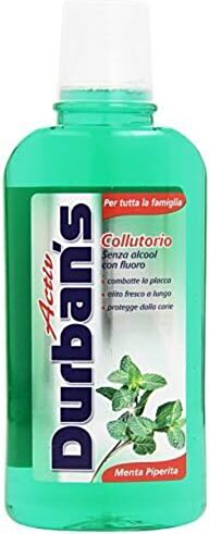 Collutorio Senza Alcool con Fluoro Durban 500ml - Cura Completa per l'Igiene Orale