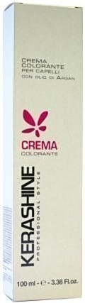 Crema Colorante Protettiva per Capelli Biondo Chiaro Cenere con Olio di Argan - 100 ml, Confezione da 6 Pezzi