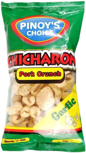 Snack Croccante di Maiale Pinoy's Choice Chicharon - Sapore Aglio, 80 g