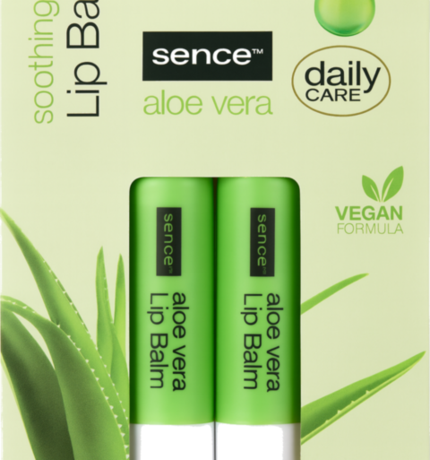 Burrocacao Sence Beauty Balsamo Labbra Aloe Vera Daily Care Duetto - Idratante Protettivo