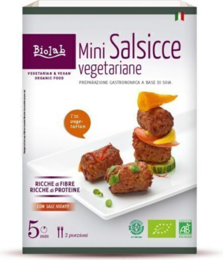 Mini salsicce vegetariane 160 g BIO