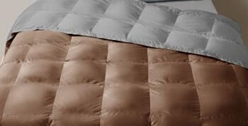 Trapunta Matrimoniale e Singola Reversibile Bicolore Marrone/Grigio - Coperta Elegante per Letto di Due Dimensioni