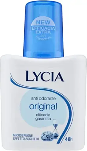 Deodorante Lycia 75ml Spray Senza Gas, Original, 48H di Protezione Extra, Effetto Antitraspirante - AmV