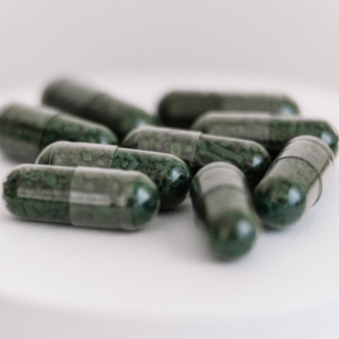 Spirulina in capsule vegetali 50 g BIO
