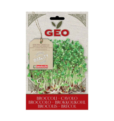 Semi di Cavolo Broccolo 13g Bio per germogli