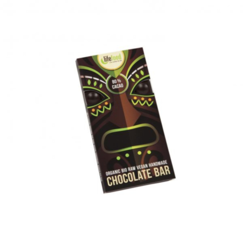 Cioccolato crudo vegano 80% 70g BIO