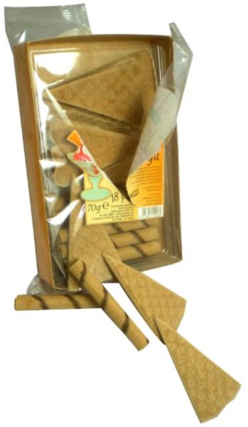 Cialde e ventagli per gelato (12 pezzi) 50g