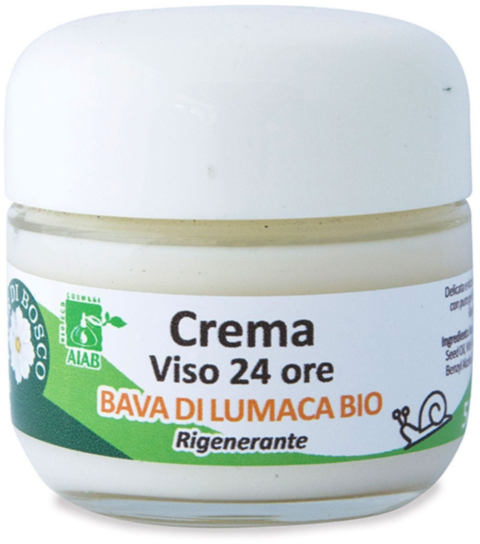Crema viso 24h alla bava di lumaca 50 ml BIO