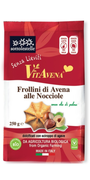 Frollini di avena alle nocciole 250 g BIO
