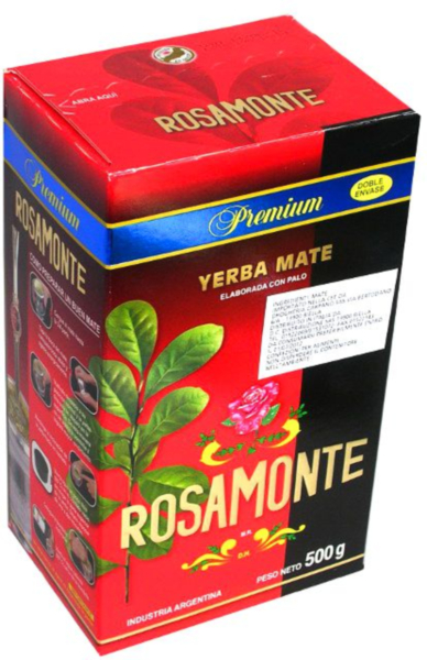 Yerba Mate RosaMonte Premium - Pacco da 500 g - Autentica Infusione Argentina