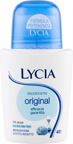 Deo. Lycia 50ml Roll on original protezione extra efficace X 6 Pezzi