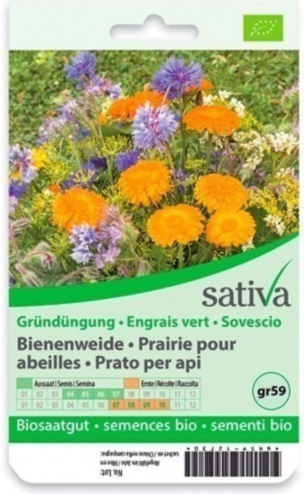 Miscela di fiori - prato per le api - varietà da sovescio 5 g BIO 
