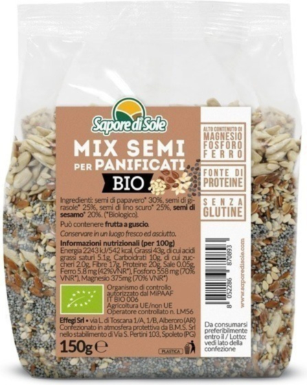 Semi (mix) per la Panificazione 150g BIO