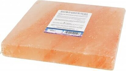 Piastra di sale rosa dell'himalaya s - dimensioni 20x20x3 cm 2 kg