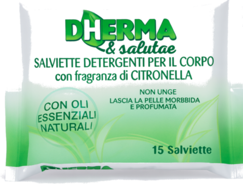 SalviettineRepellenti Zanzare Dherma E Salutae - Protezione Naturale Pelle