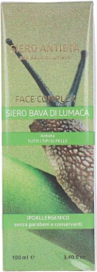 Siero Viso Antirughe Face Complex con Bava di Lumaca Pura, Idratante e Rigenerante, 100ml