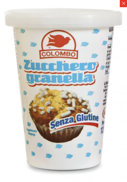 Bicchiere Zucchero Granella 125g
