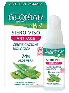 Siero Viso Anti-Età Bio Geomar 30ml con Aloe Vera - Trattamento Naturale Rigenerante
