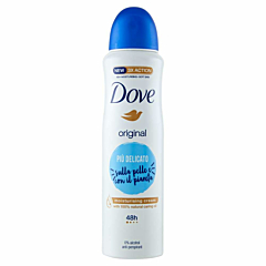 DEO. DOVE 150 ML SPRAY ORIGINAL PIU   DELICATO SULLA PELLE E CON IL PIANETA