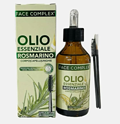 Olio Essenziale di Rosmarino per Corpo, Capelli e Unghie, 100ml, con Applicatori
