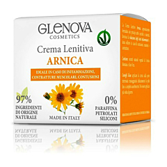 GLENOVA Cosmetics Crema Lenitiva all'Arnica, Ideale in Caso di infiammazioni, contratture muscolari e contusioni