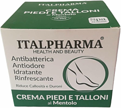Crema piedi e talloni al mentolo ITALPHARMA antibatterica antiodore IP87