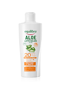 EQUILIBRA SOL. ALOE LATTE SOLARE SPF 20  PROTEGGE E IDRATA WATER RESISTANT ML 200