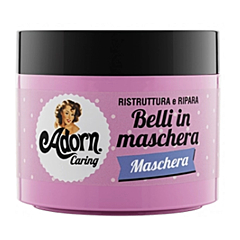 Maschera Capelli Ristrutturante e Riparatrice Adorn Belli In Maschera 300ml - Trattamento Intensivo Revitalizzante per Capelli Danneggiati