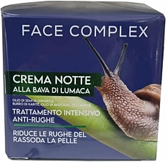 Face ComplexCrema Notte Anti Rughe Bava Di Lumaca 50 ml.