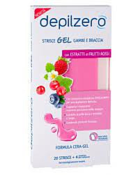 Strisce Depilatorie Corpo Depilzero con 24 Salviette - Kit Depilazione Completo